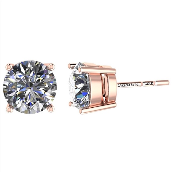Swarovski Pure Brilliance Stud Earrings - Picture 2 of 5
